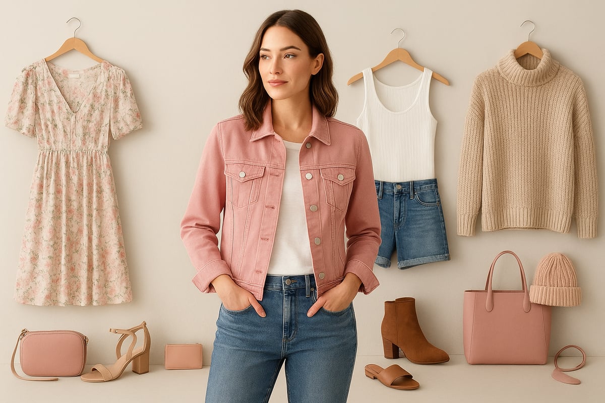 Outfit Ideas: How to Style a Pink Denim Jacket for Every Occasion