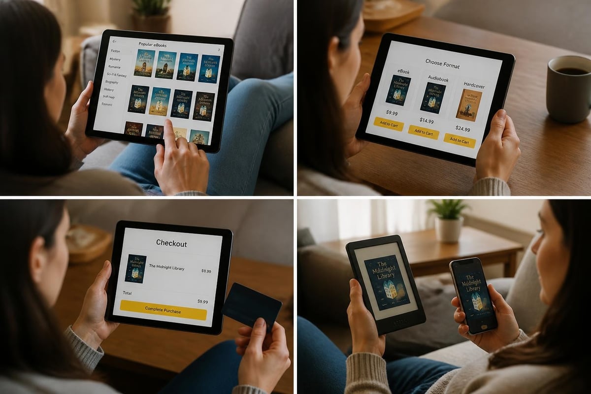 Ebook purchasing workflow