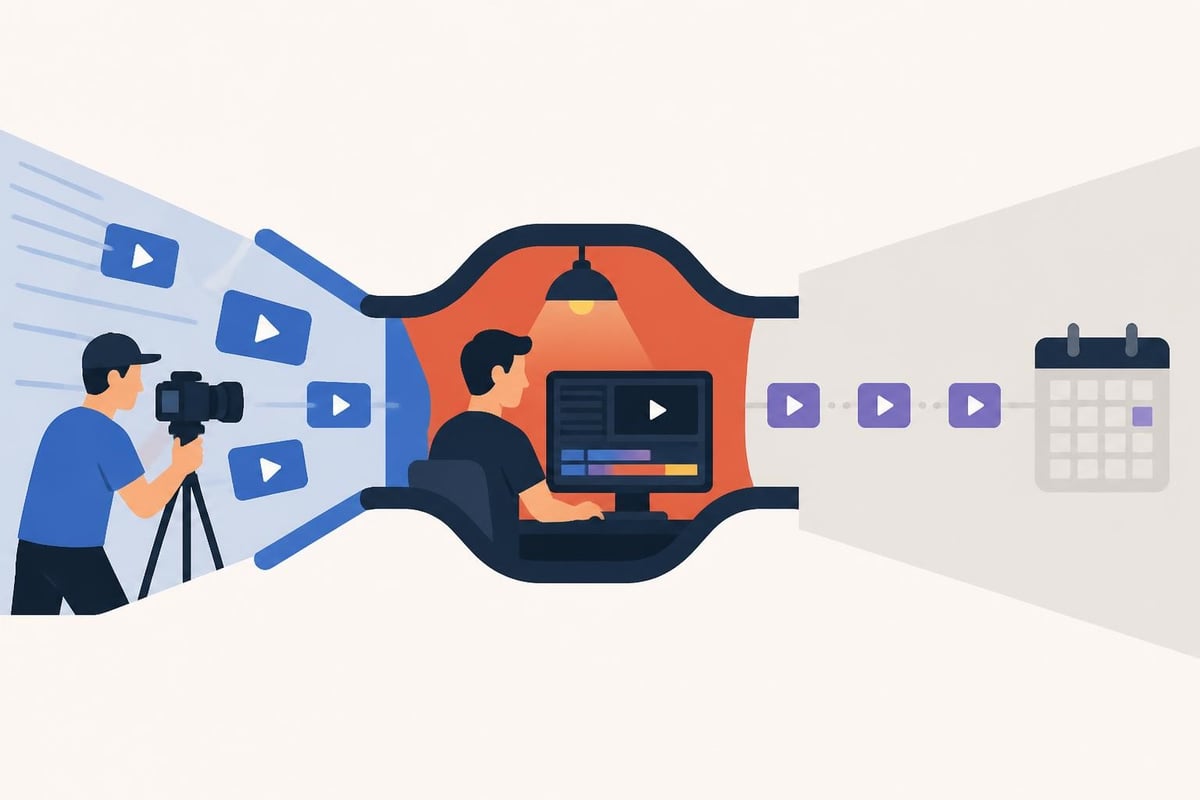 Content creation bottleneck visualization