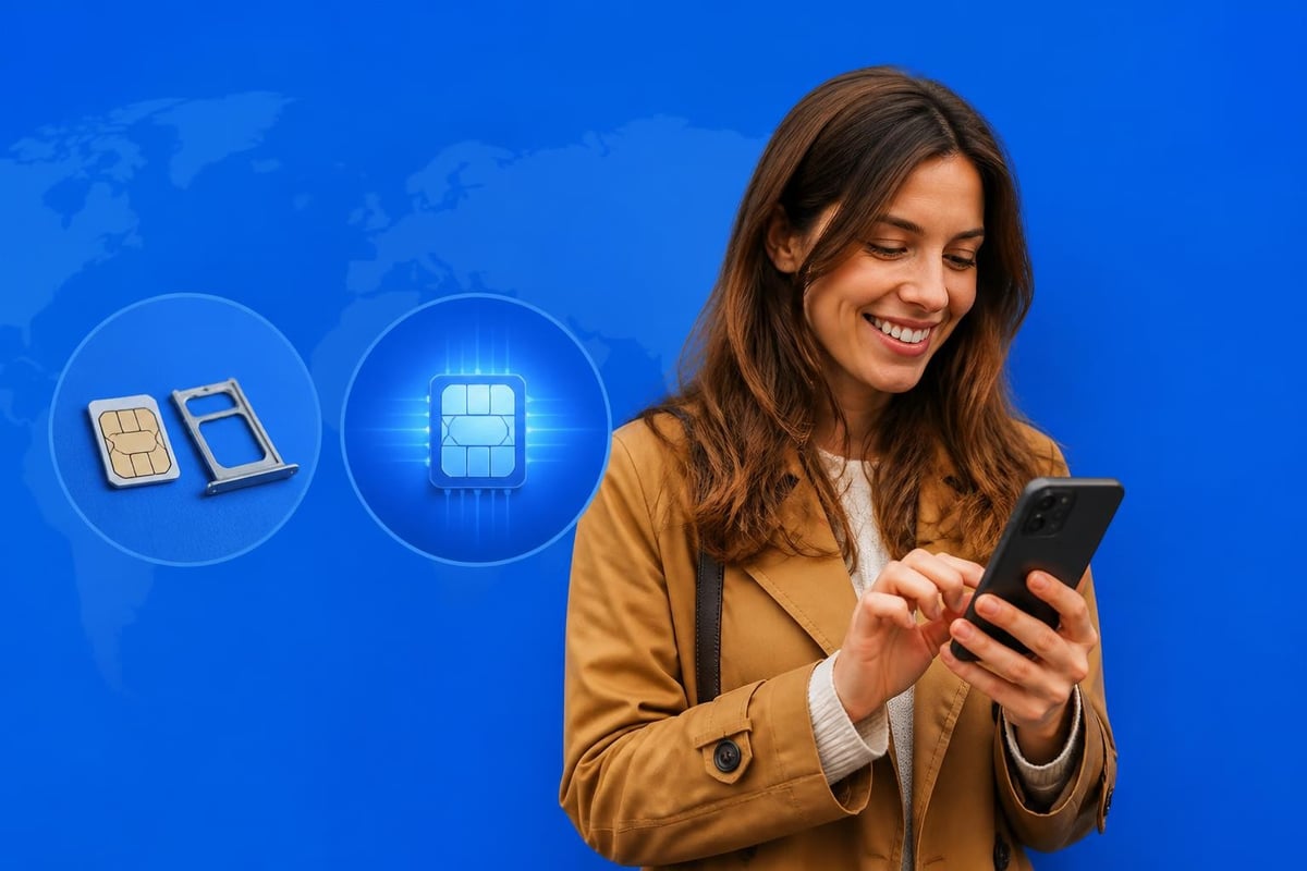 ESIM vs physical SIM roaming