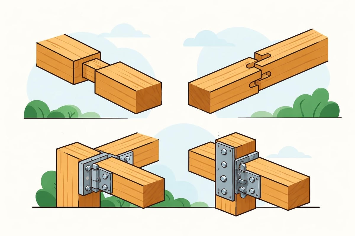 Timber construction joinery methods