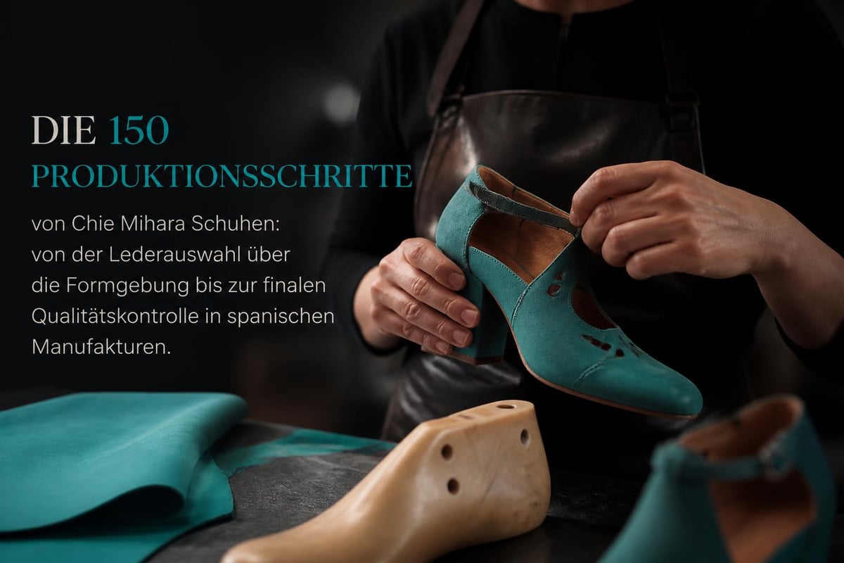 Herstellungsprozess Chie Mihara Schuhe