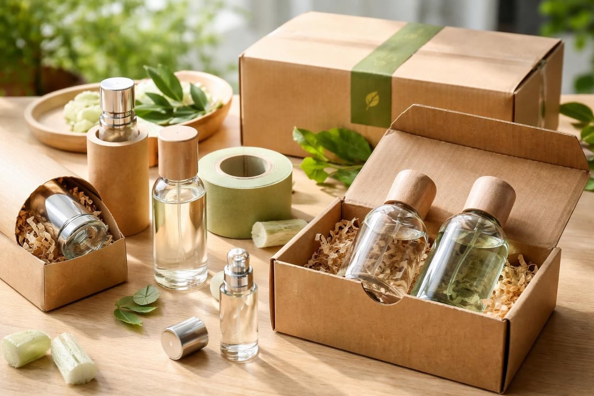 Nachhaltige Parfümverpackung