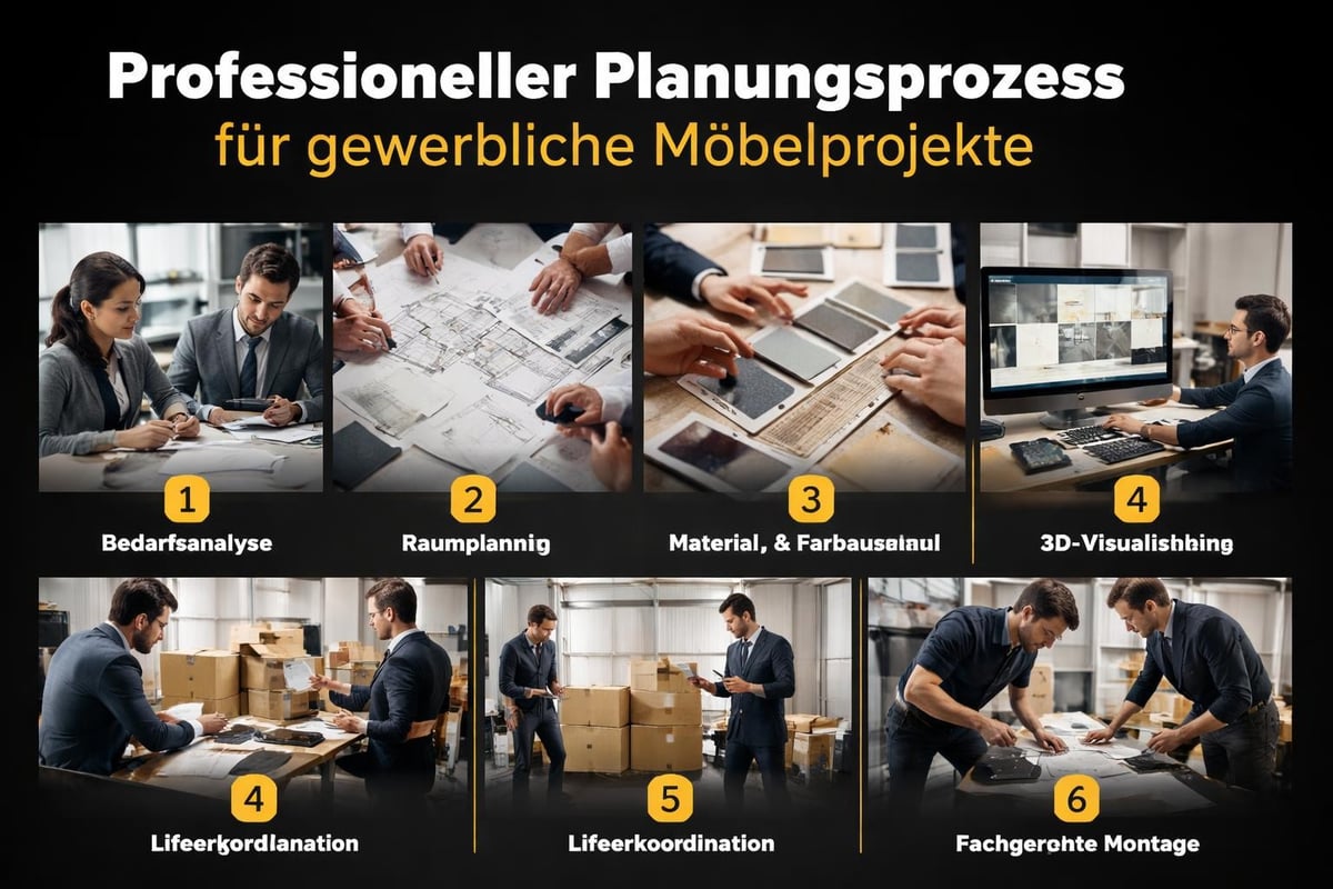 Gewerbemöbel Planung