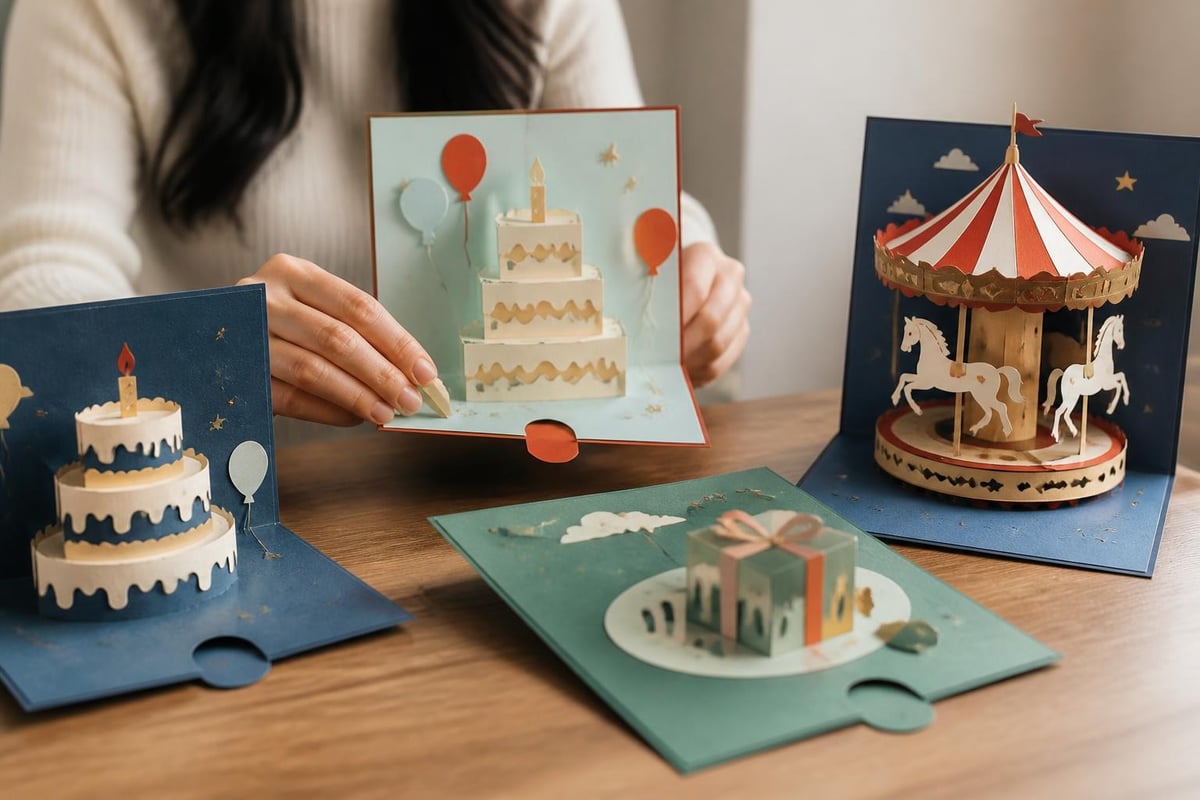 Interactive card mechanisms