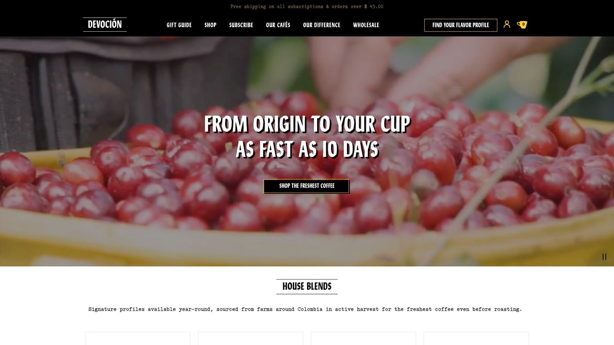 7 Best Coffee From Colombia Picks to Try in 2026 - Devoción: Freshly Roasted Bogotá to Brooklyn