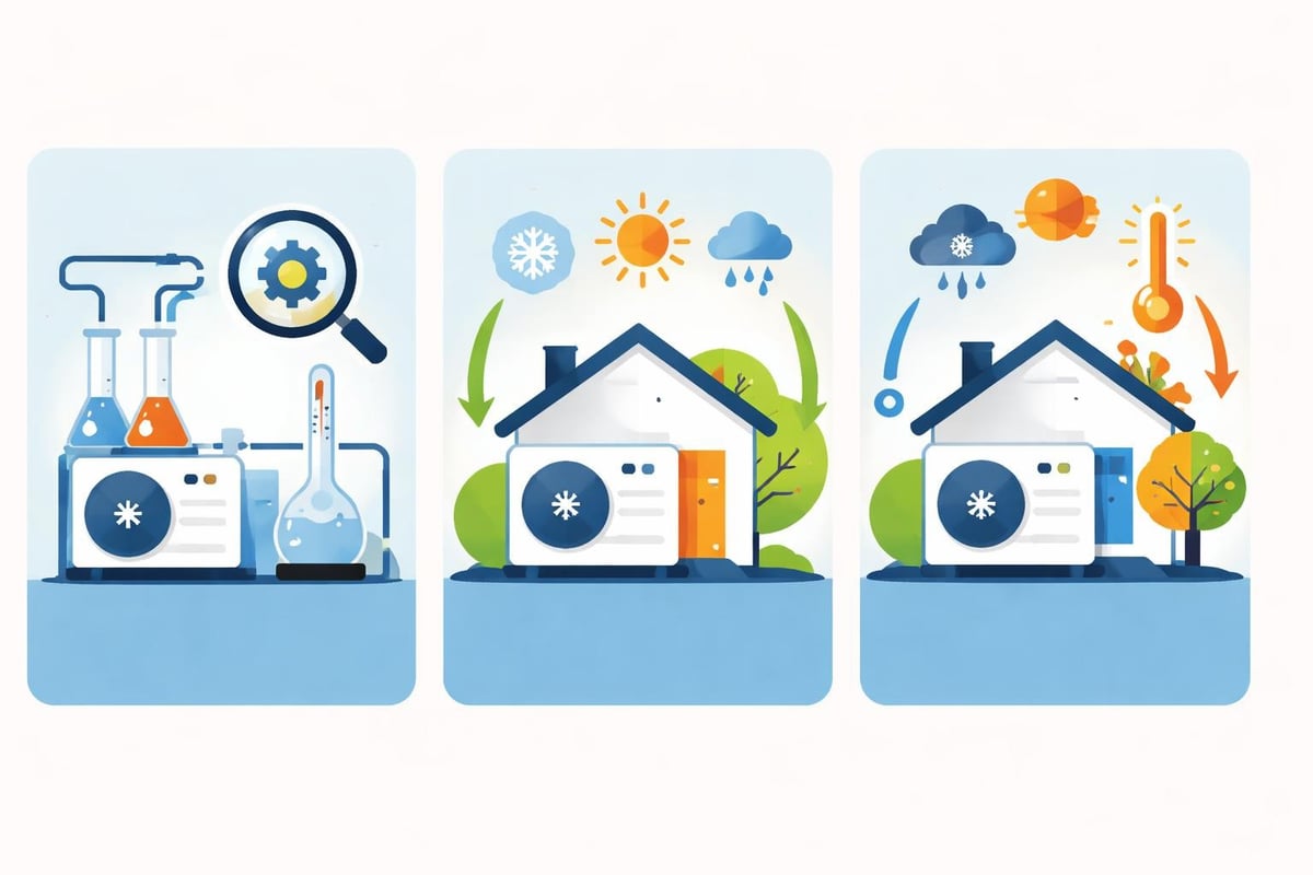 Wärmepumpe Energieeffizienz – COP, SCOP und JAZ im Vergleich