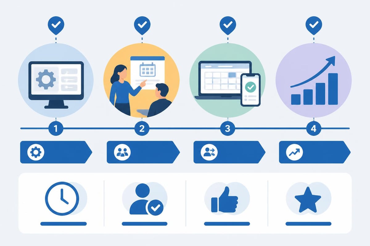 Staff training workflow