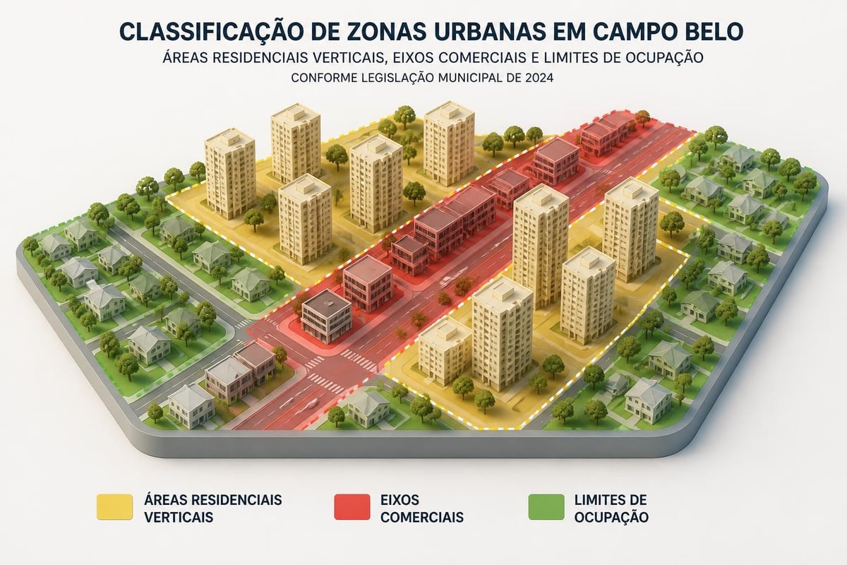 Mapa de zoneamento Campo Belo