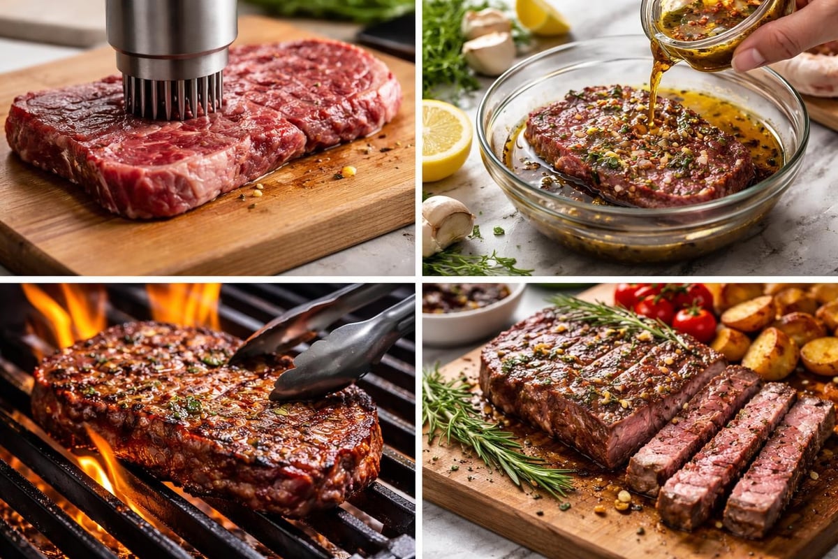 Multi-step tenderization process