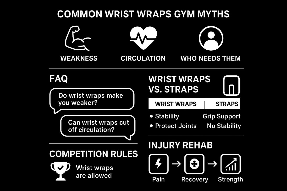 Wrist Wraps Myths, Misconceptions, and FAQs