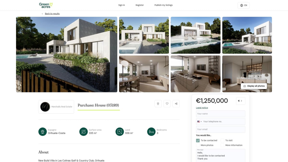 7 Stunning Houses For Sale Orihuela Costa To Discover In 2026 - New Build Villa in Las Colinas Golf & Country Club – Resort Lifestyle