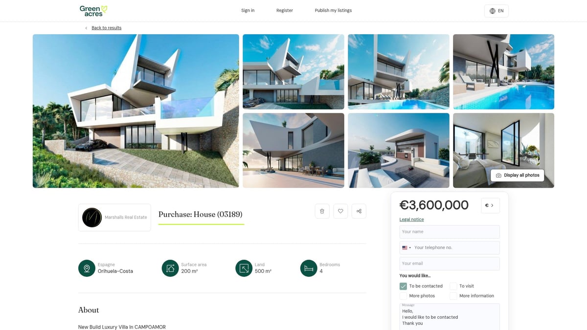 7 Stunning Houses For Sale Orihuela Costa To Discover In 2026 - New Build Villa in Campoamor – Customisable Luxury