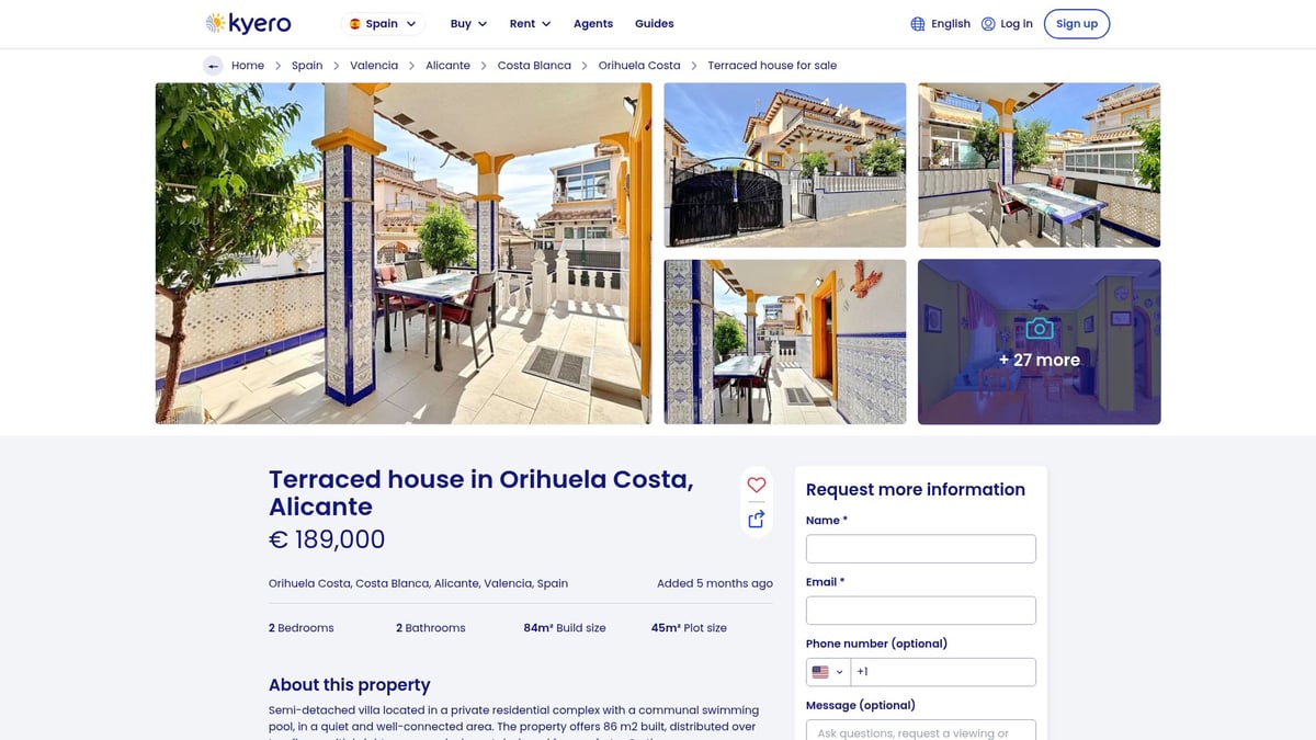 7 Stunning Houses For Sale Orihuela Costa To Discover In 2026 - Semi-Detached Villa in Private Residential – Tranquil & Connected