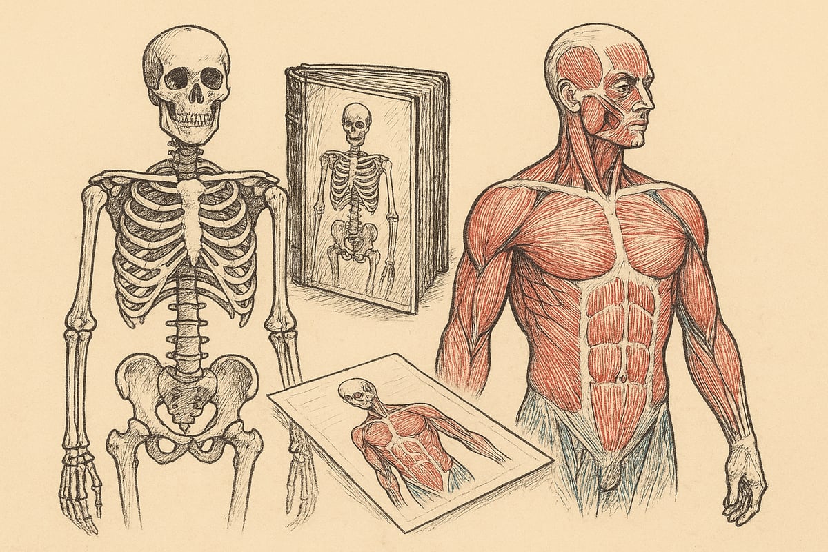 Historien Bag Originale Anatomiske Illustrationer