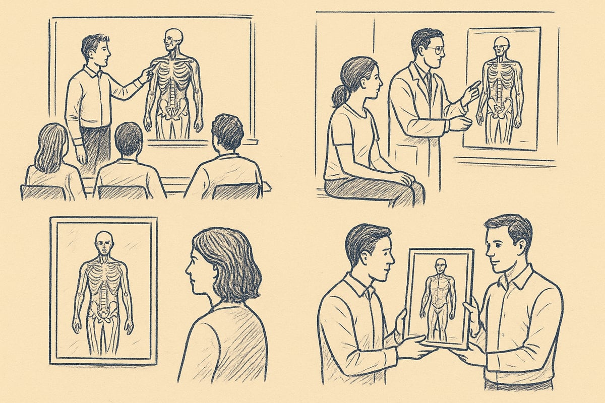 Anvendelsesmuligheder for Originale Anatomiske Illustrationer