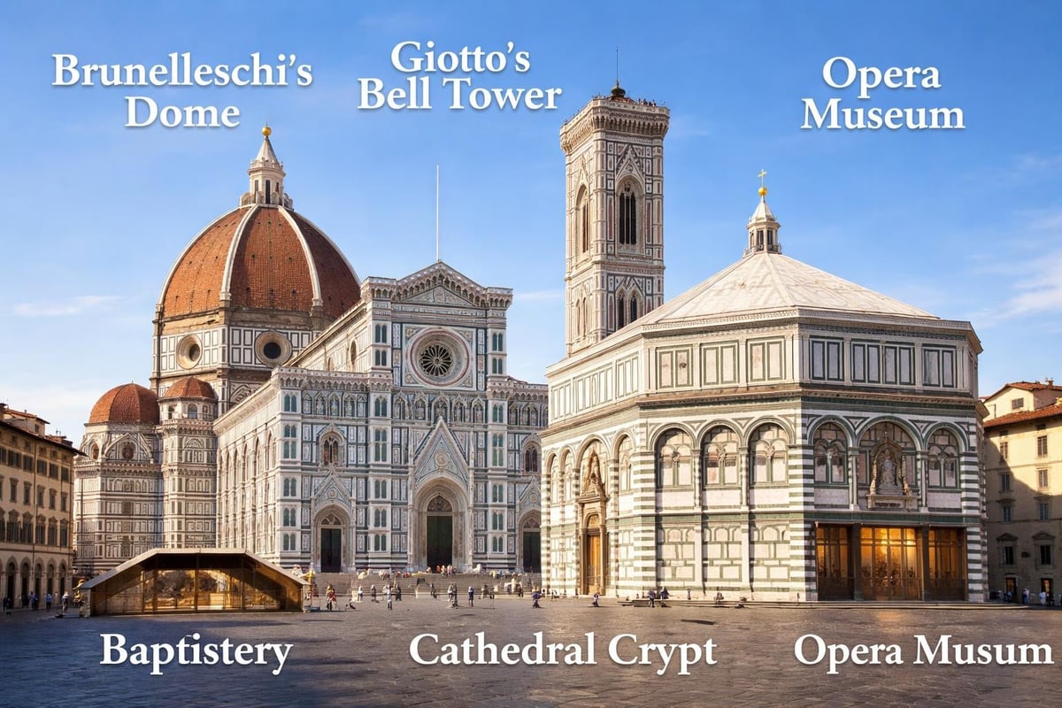 Florence Cathedral complex monuments