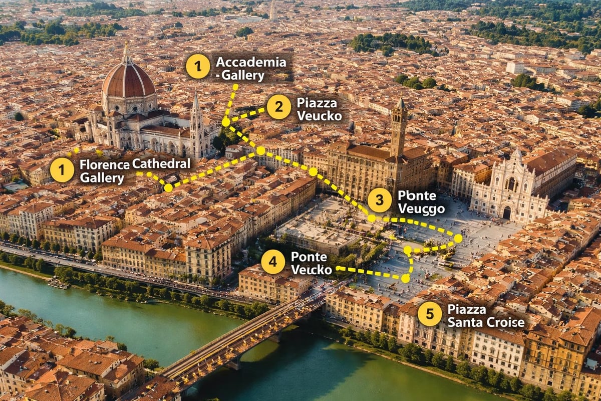 Florence landmarks itinerary