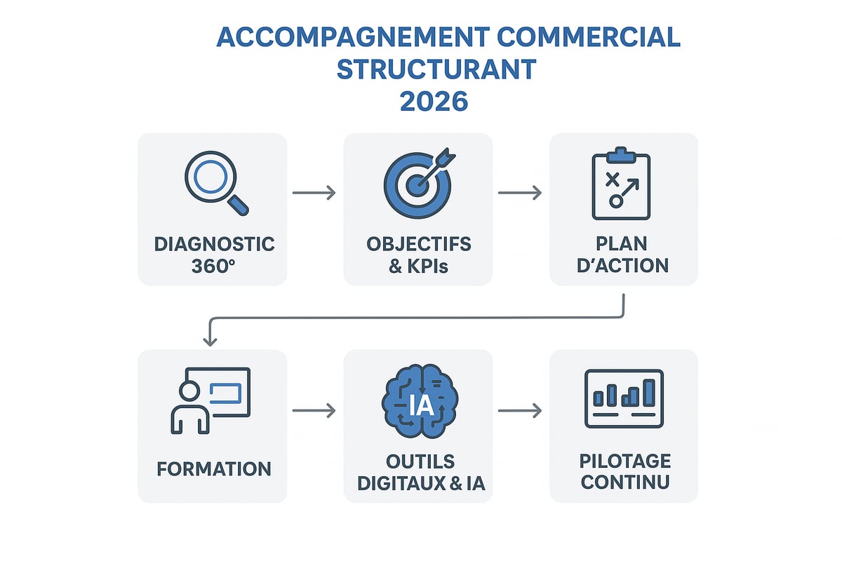 Les Étapes Clés d’un Accompagnement Commercial Structurant