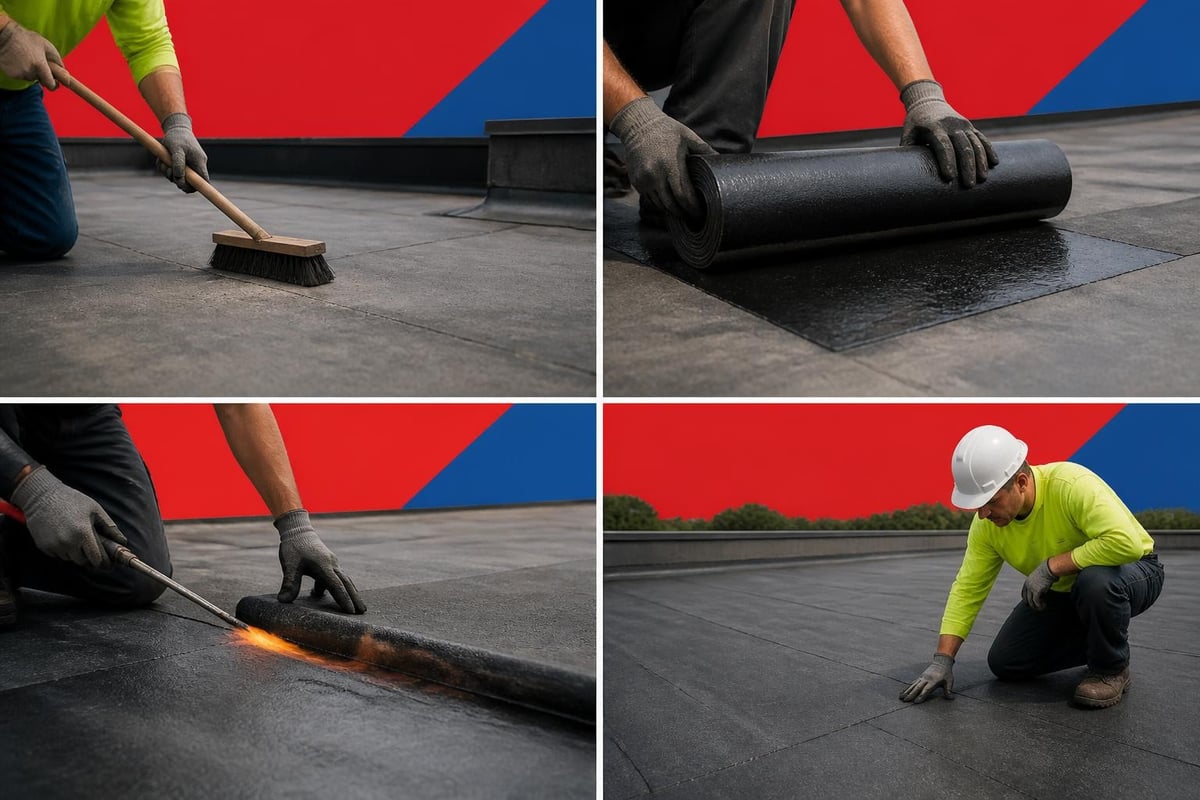 Commercial roof repair techniques