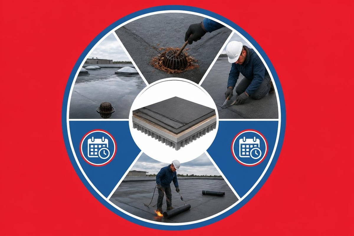 Commercial roof maintenance schedule