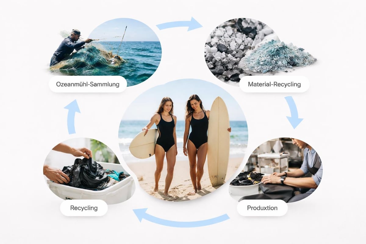 Sustainable swimwear lifecycle
