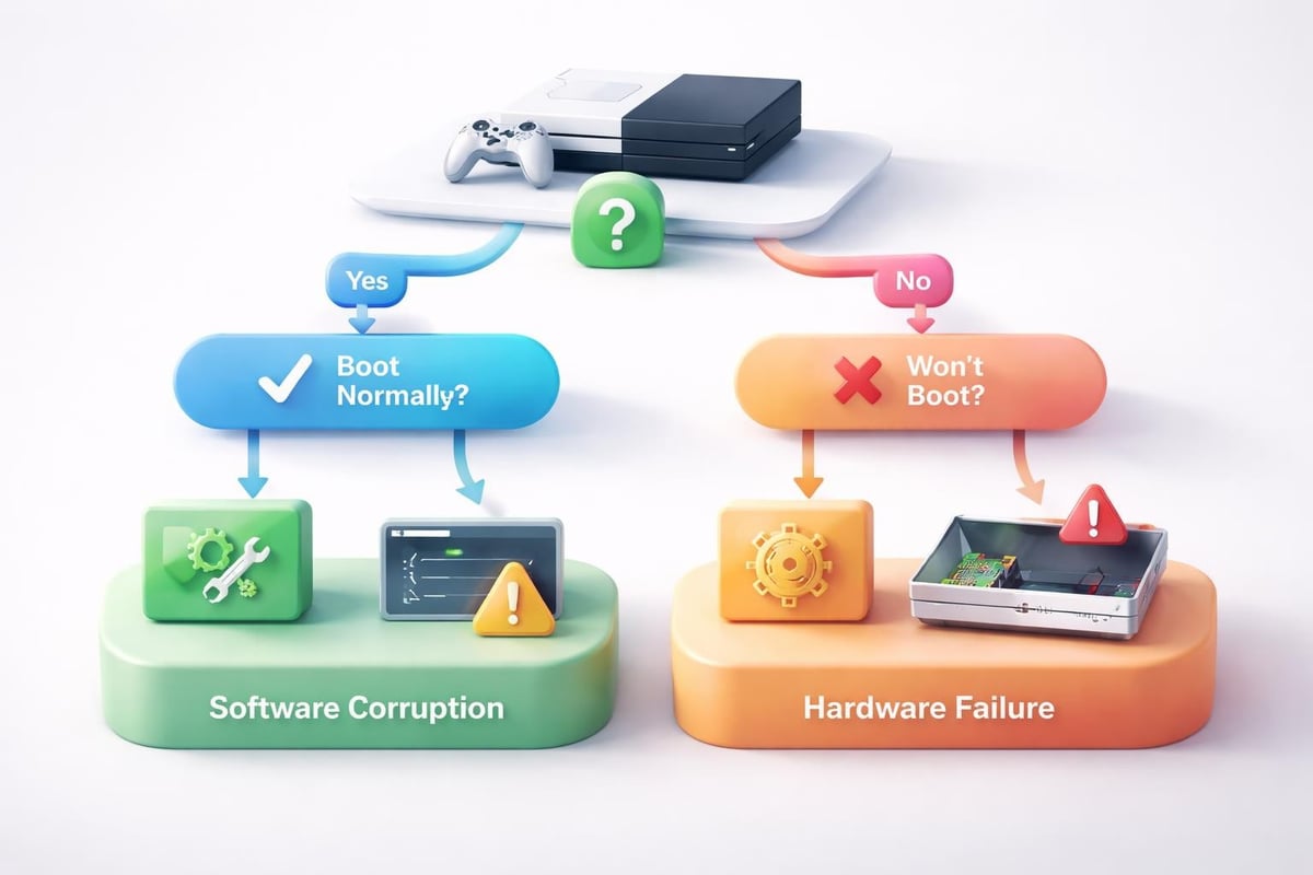 Software versus hardware troubleshooting