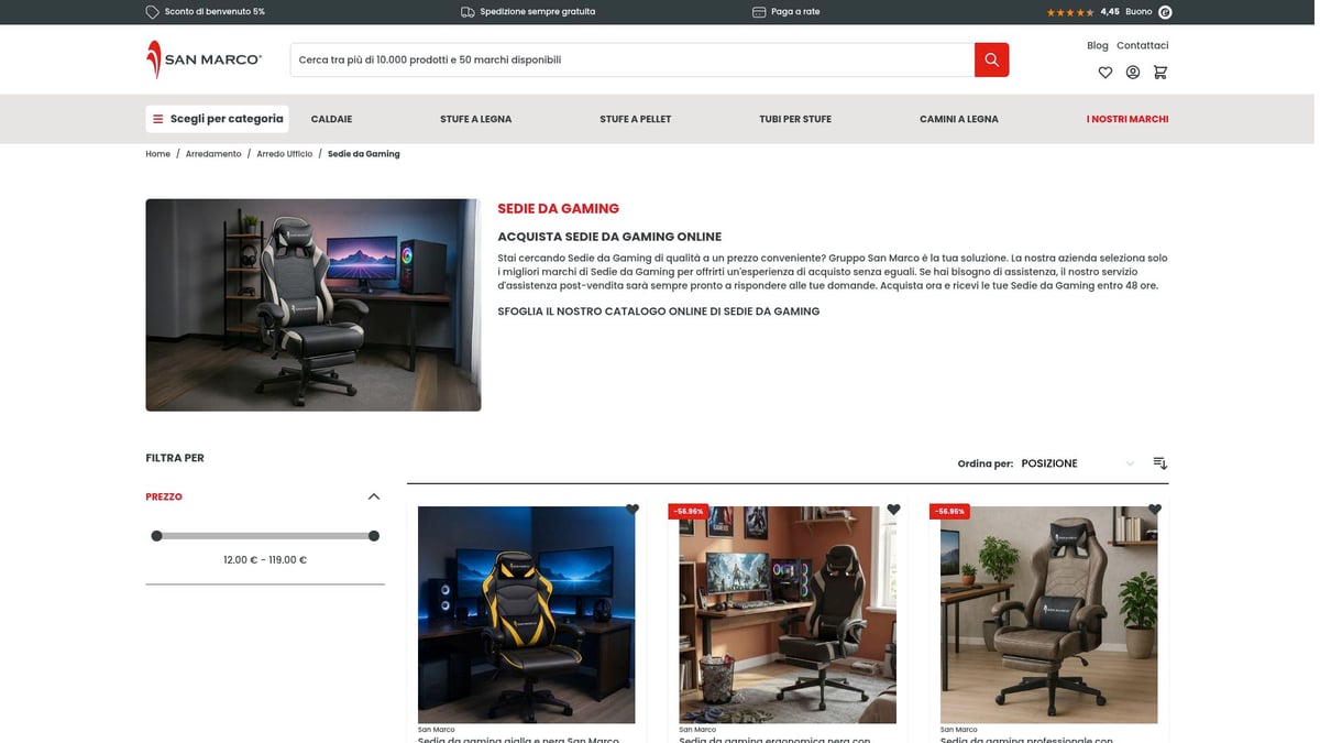 7 Poltrone Ufficio Offerte Imperdibili per il 2026 - Poltrona Ufficio Gaming Ergonomica – Gruppo San Marco