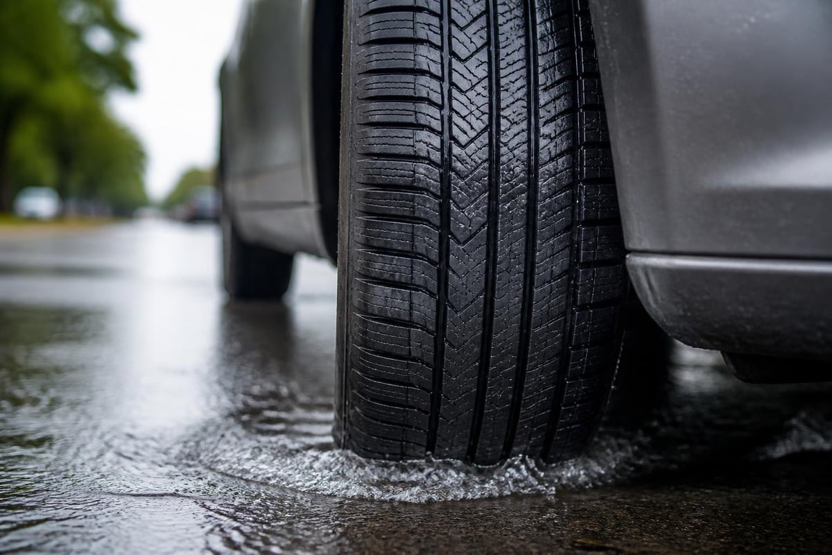 Tires All Season: Complete Guide for Commercial Fleets 2 All-season tire tread pattern functionality