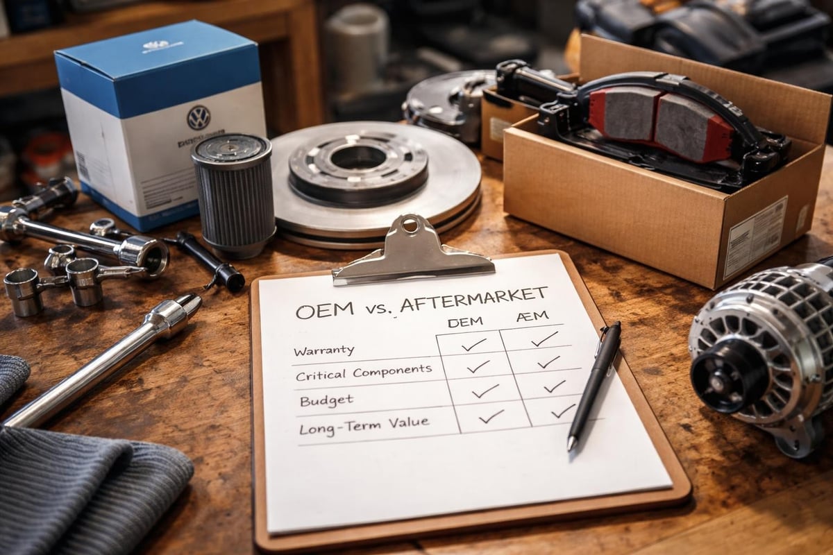 Parts quality comparison