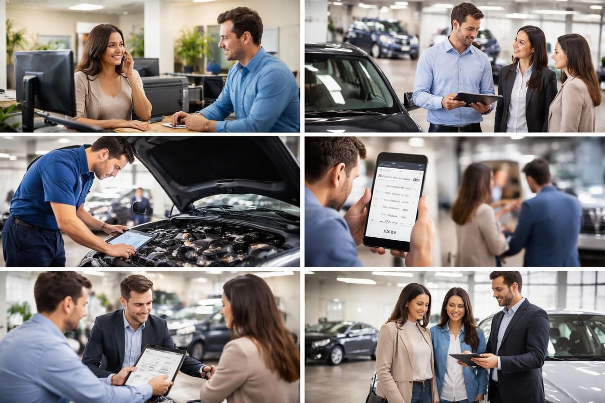 Service center customer journey