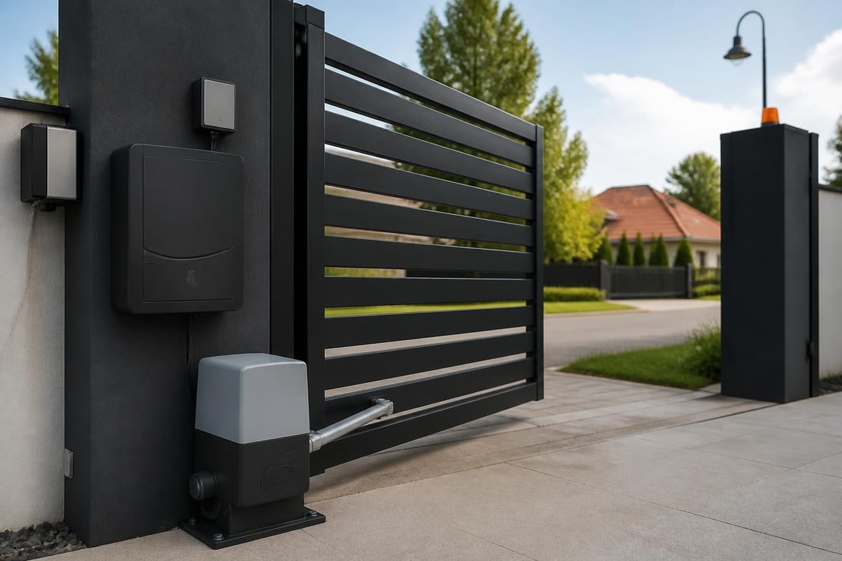 Automatic gate system components