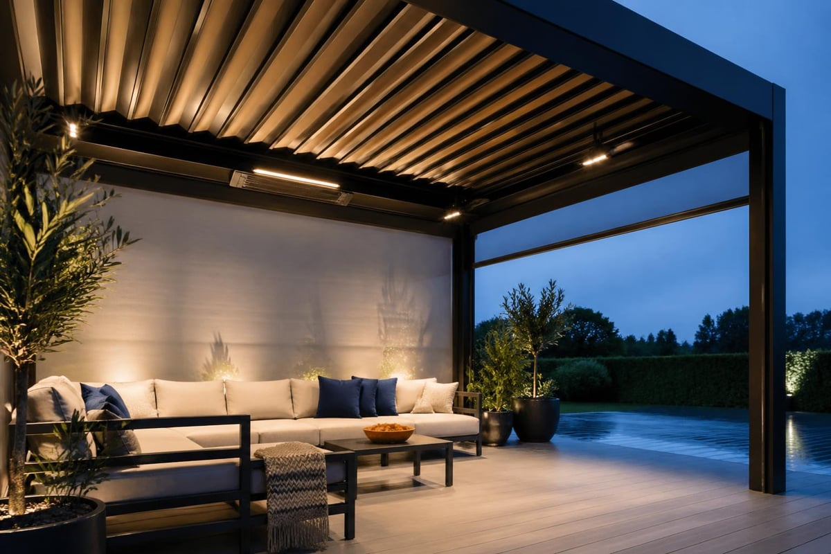 Pergola weatherproofing solutions
