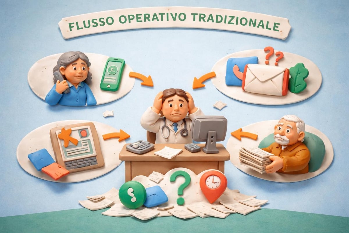 Flusso disorganizzato studio medico