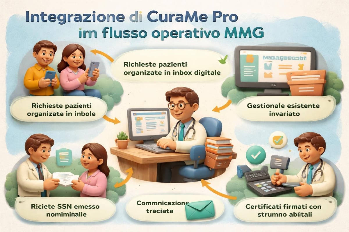 Integrazione CuraMe Pro studio medico