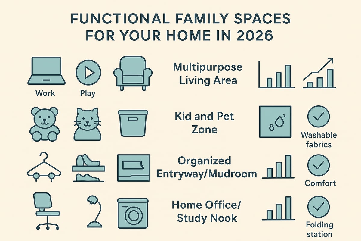 Functional Family Spaces: Designing for Modern Lifestyles