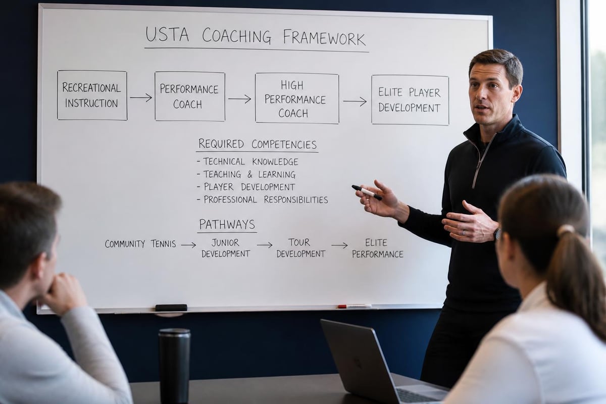 USTA coaching framework structure