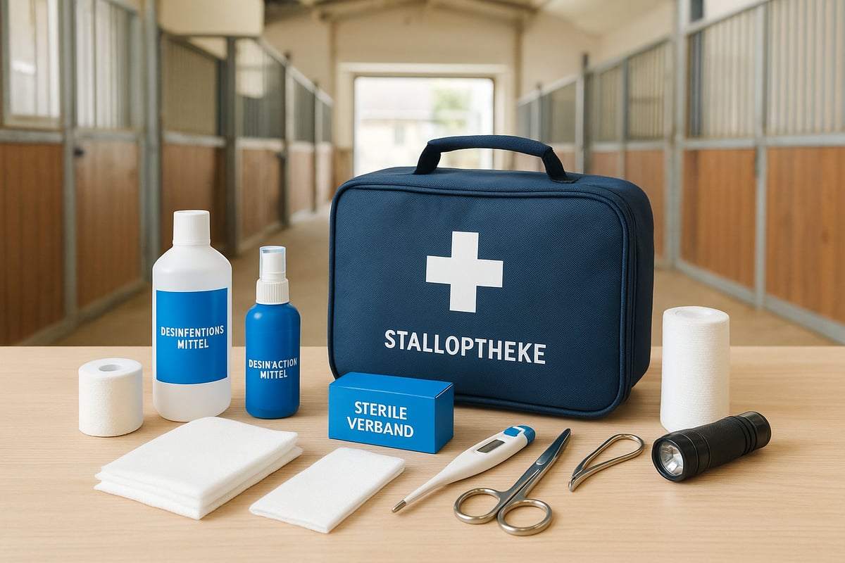 Notfallausrüstung und Stallapotheke: Was gehört dazu?