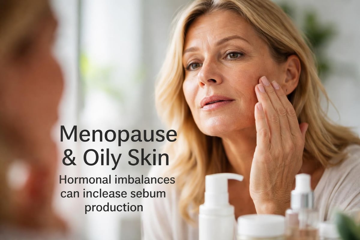 Hormonal fluctuations and sebaceous gland activity