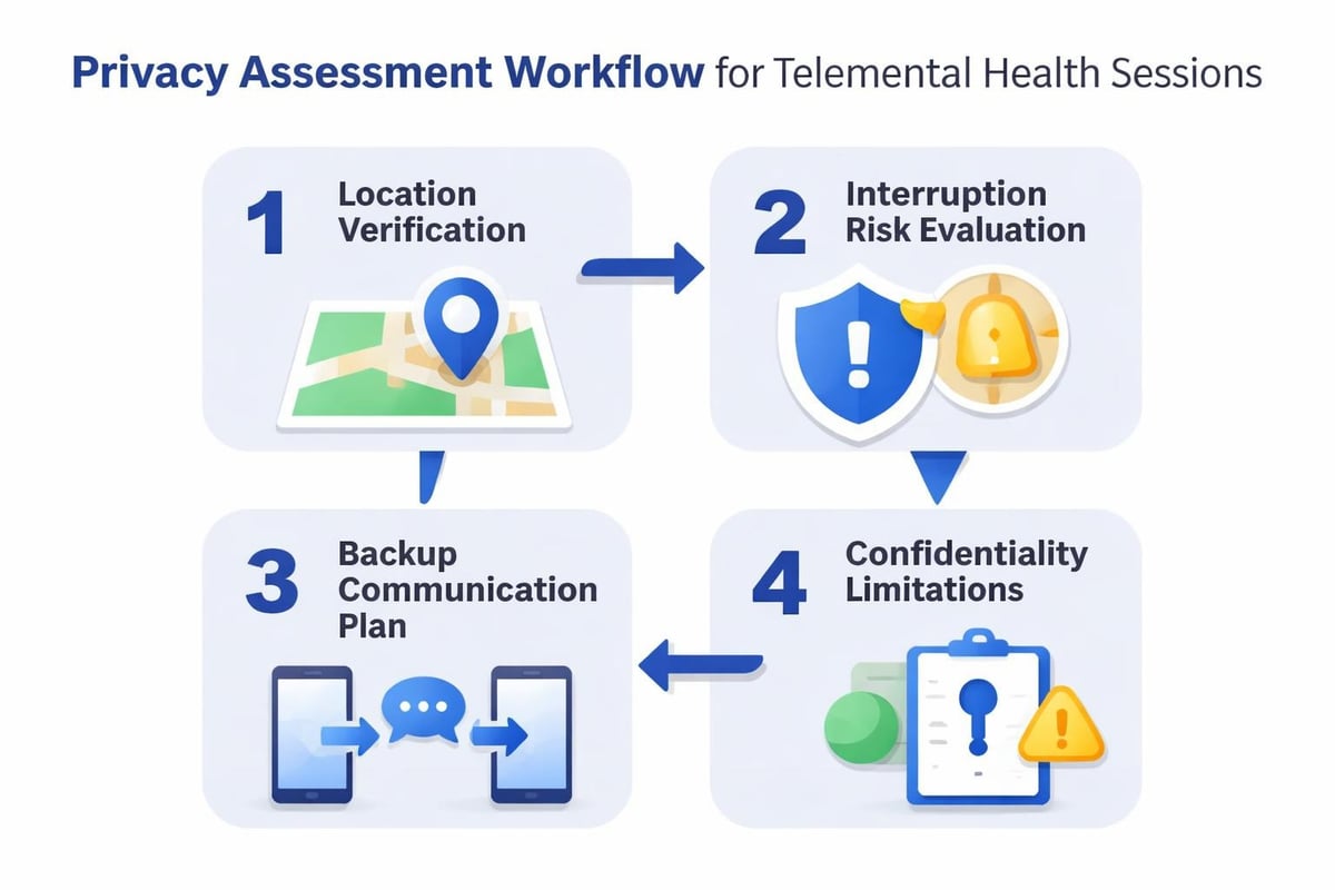 Privacy protocols for workplace telemental health