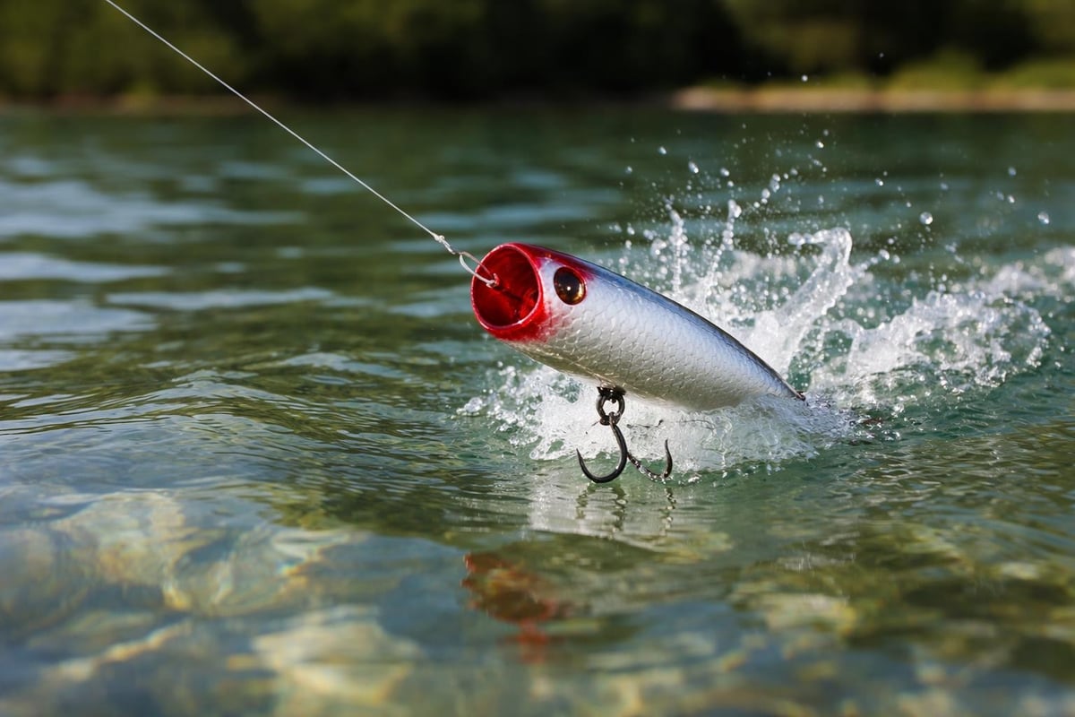 Topwater popper design elements