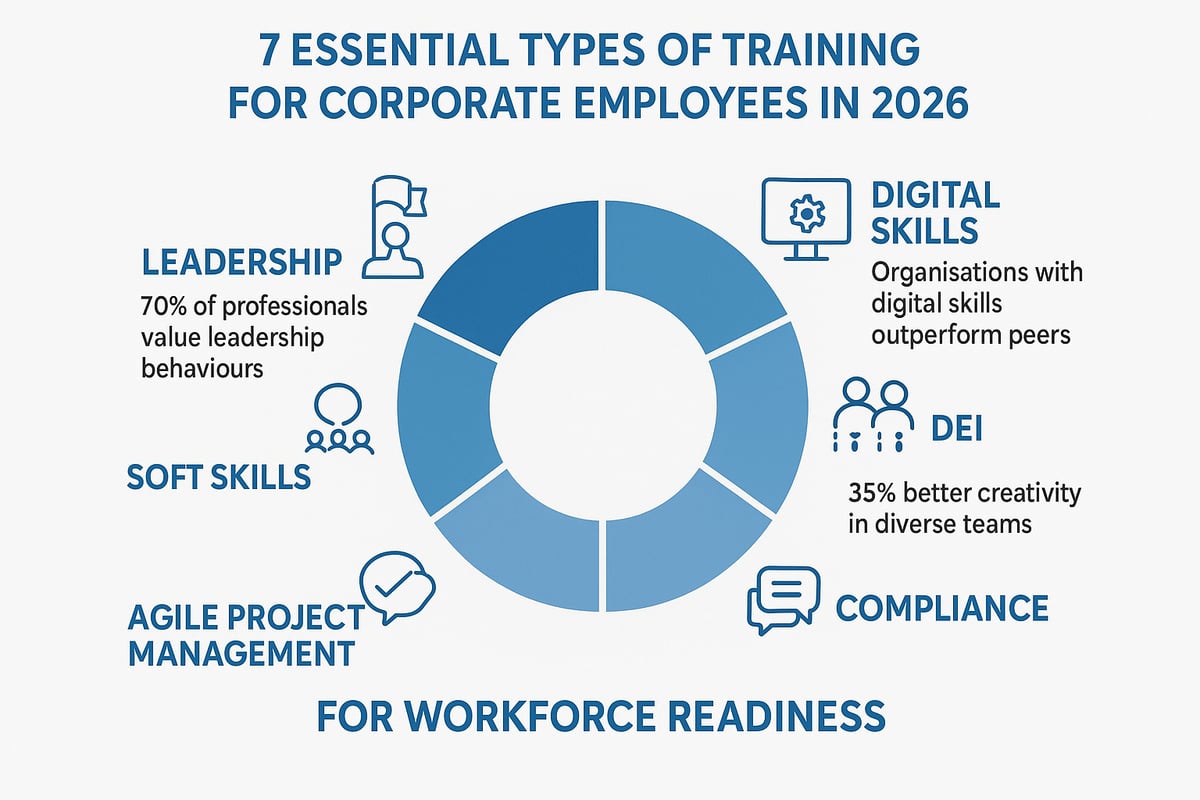 7 Essential Types of Training for Corporate Employees in 2026