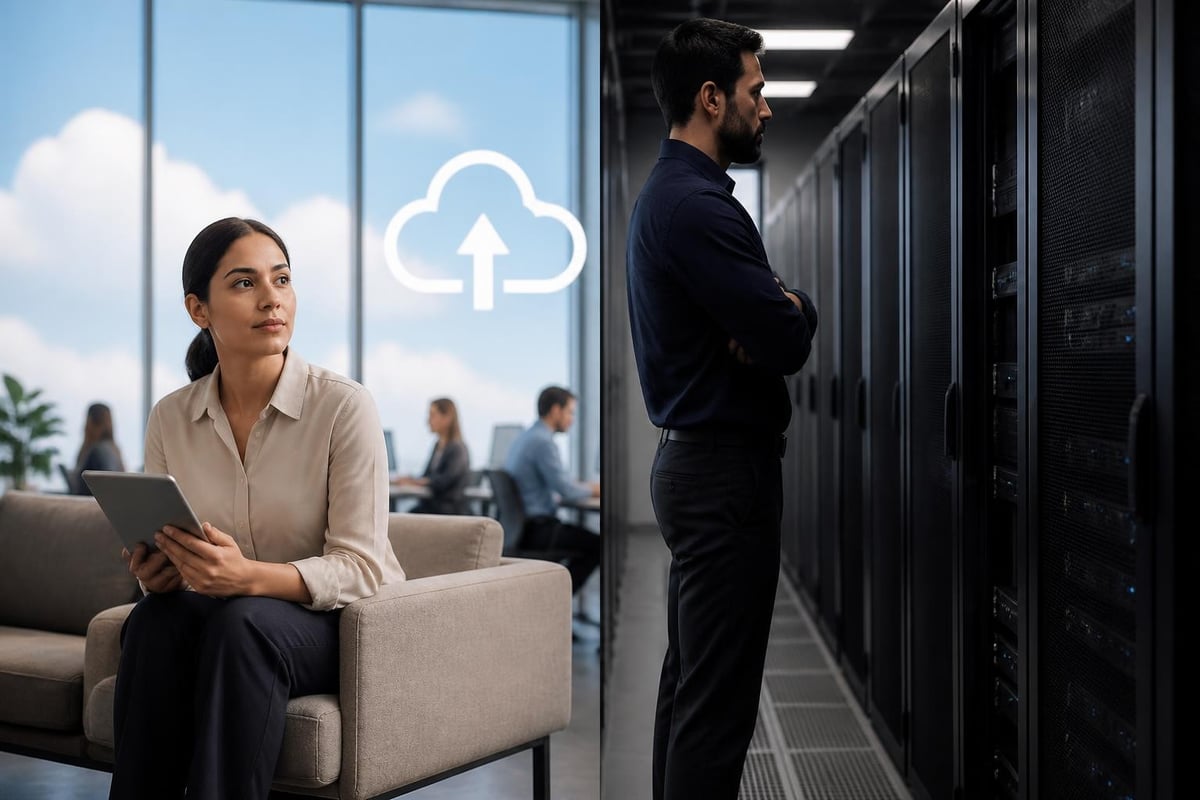 Cloud versus on-premises security comparison
