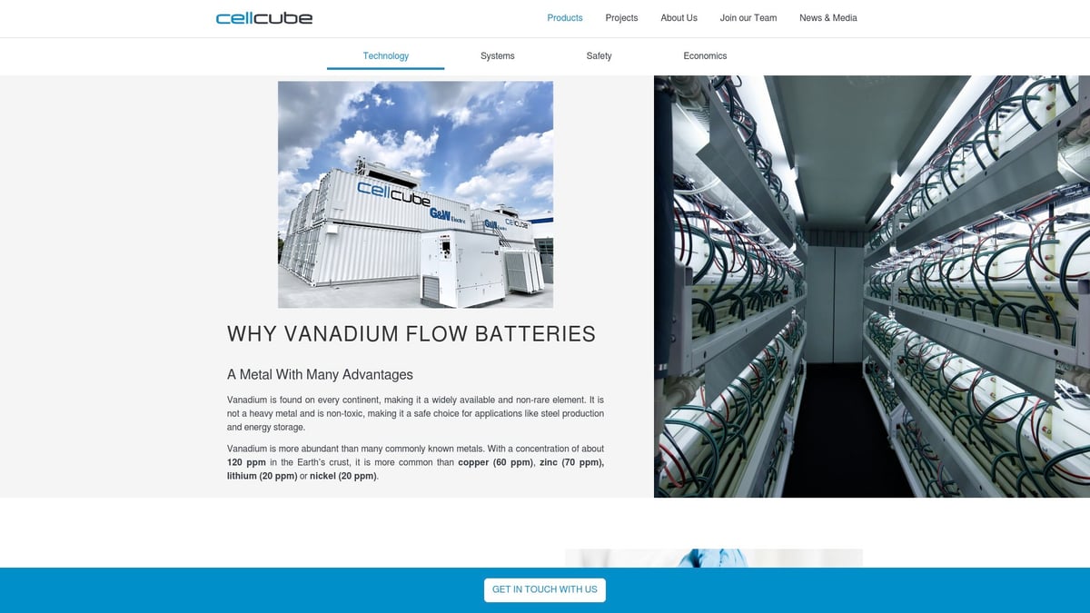 7 Essential Vanadium Redox Battery for Sale Options in 2025 - CellCube – FB 250-1000 Series