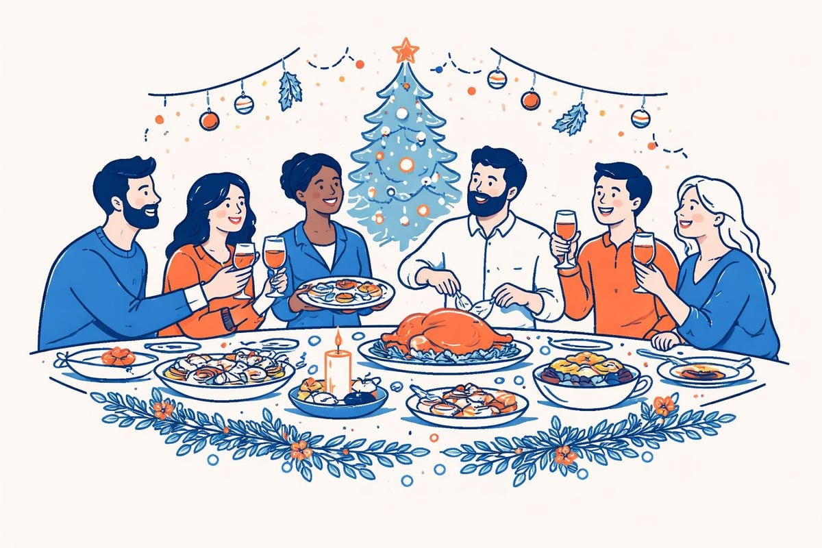 Weihnachtsmenü gemeinsam genießen