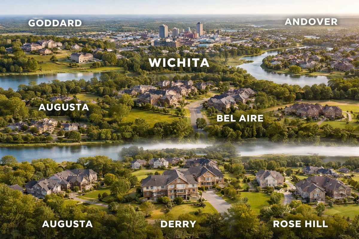 Wichita neighborhoods map