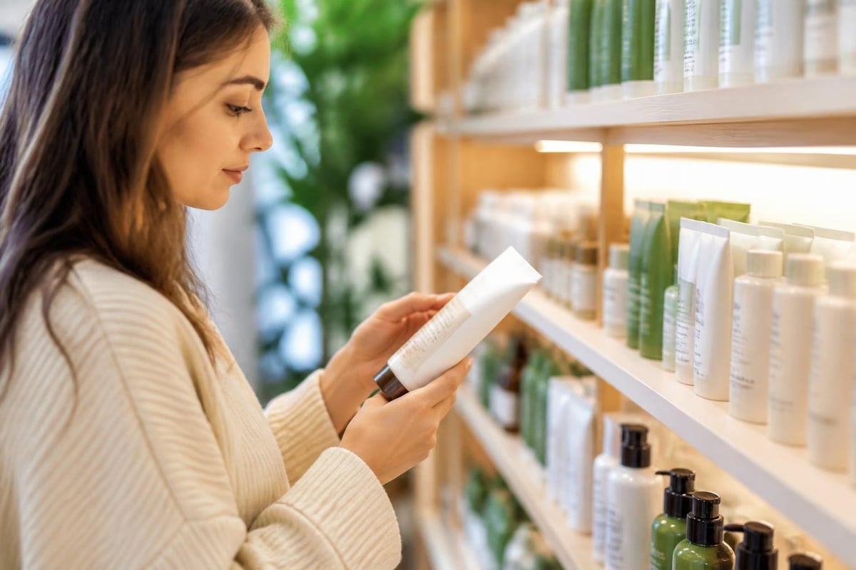 Reading skincare labels