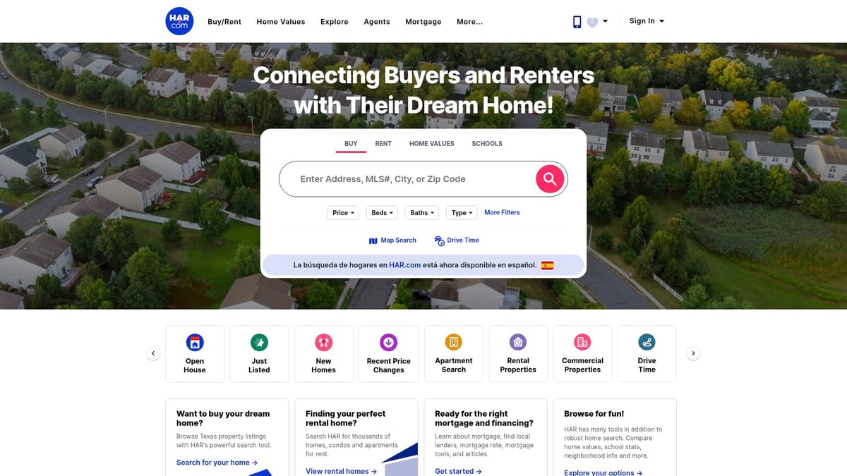 9 Essential Home For Sale Sites to Explore in 2026 - HAR.com