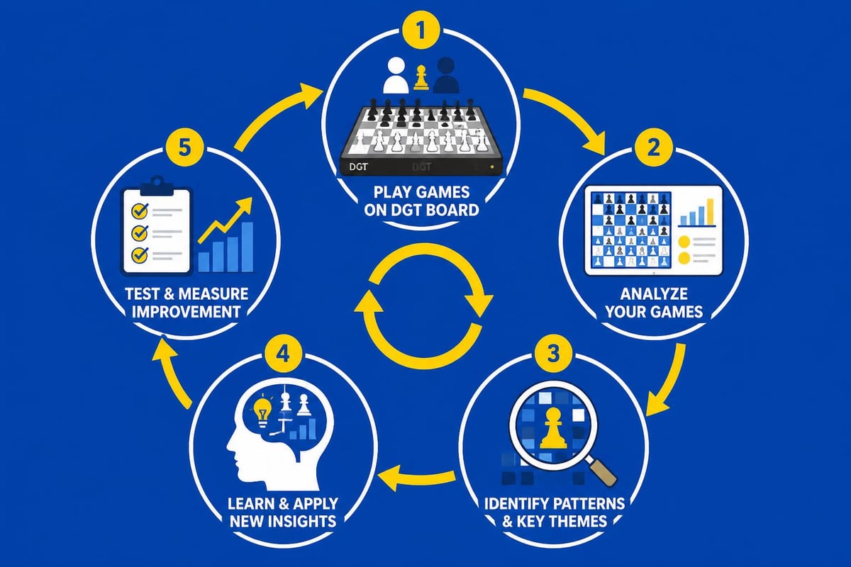 Chess training workflow with DGT