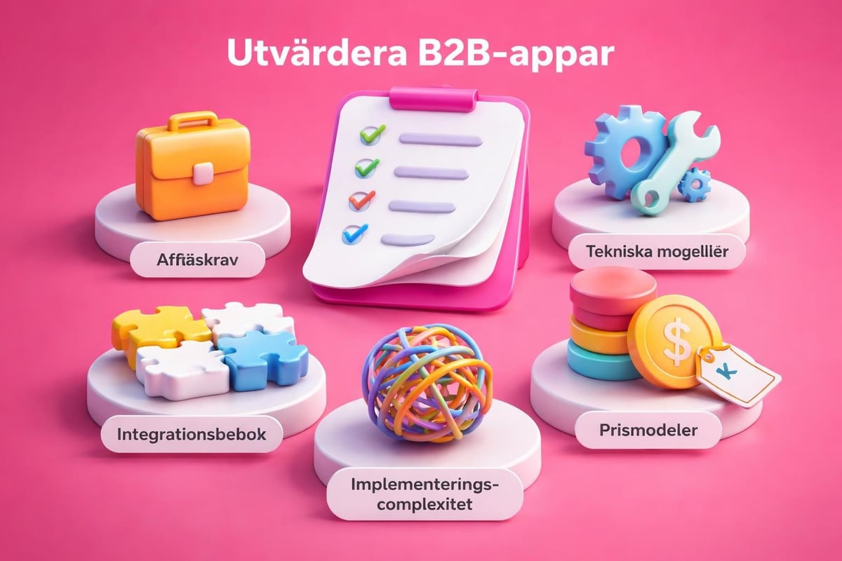 B2B app evaluation process